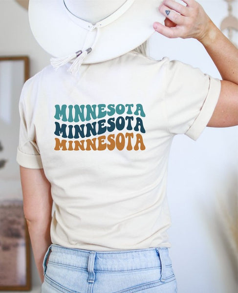 Colorful Groovy  Minnesota Softstyle Tee