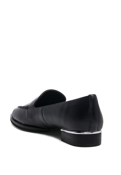 ANNA Leather Slip-On Loafers