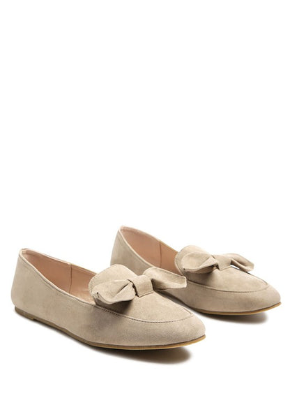 REMEE Front Bow Loafers