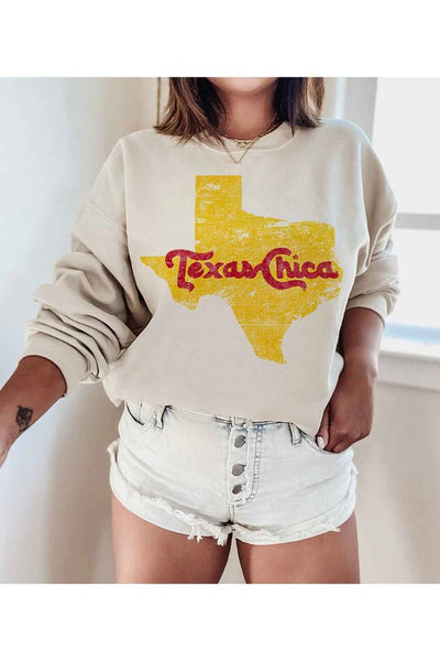 TEXAS CHICA GRAPHIC SWEATSHIRT