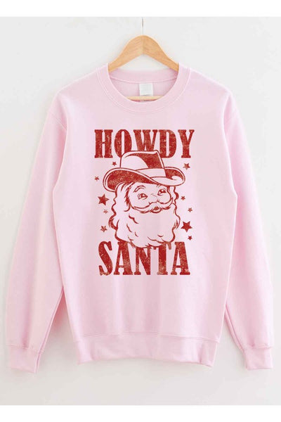 Howdy Santa Graphic Sweatshirt