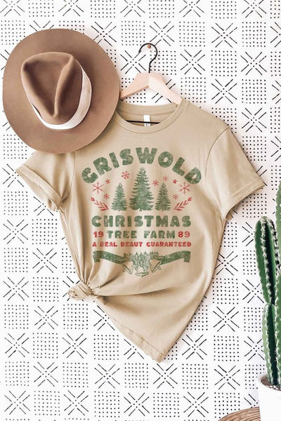 CHRISTMAS GRAPHIC PLUS SIZE TEE / T-SHIRT