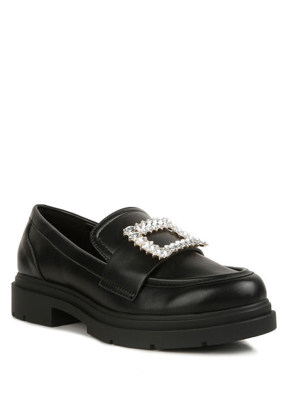 Bossi Loafers With Buckle Embellishment