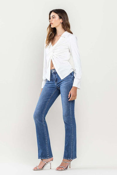 Low Rise Slim Bootcut Jeans