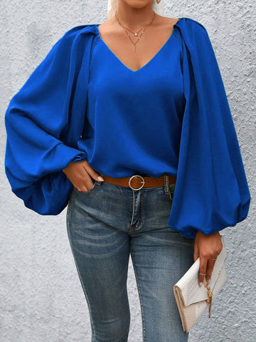 Lantern Sleeve Blouse