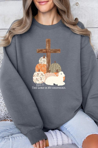 The Lord is My Shepherd Graphic Fleece Sweatshirts