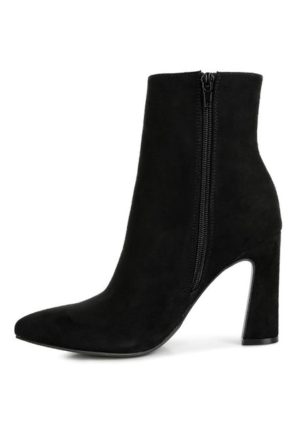 Clubdate Block Heeled Ankle Boots