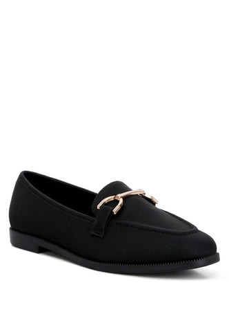 Fable Horsebit Embellished Flat Loafers