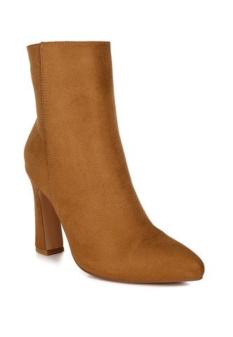 Clubdate Block Heeled Ankle Boots